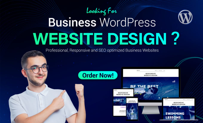 Gig Preview - Develop responsive and pro business wordpress website design