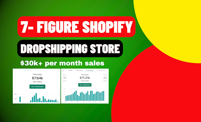 Gig Preview - Build an automated shopify dropshipping store or shopify website