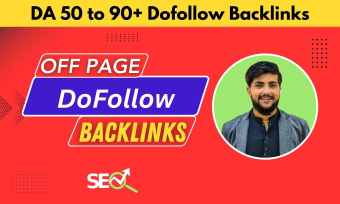 Gig Preview - Do monthly off page SEO service with high authority da 90 dofollow backlinks