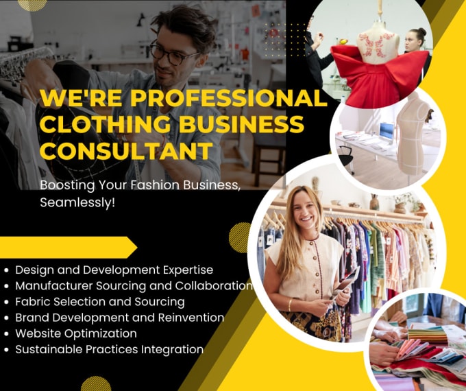 Gig Preview - Be your clothing business consultant for your fashion brand