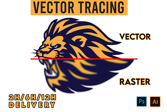 Gig Preview - Redraw, recreate or vector tracing image or logo in just 2 hrs