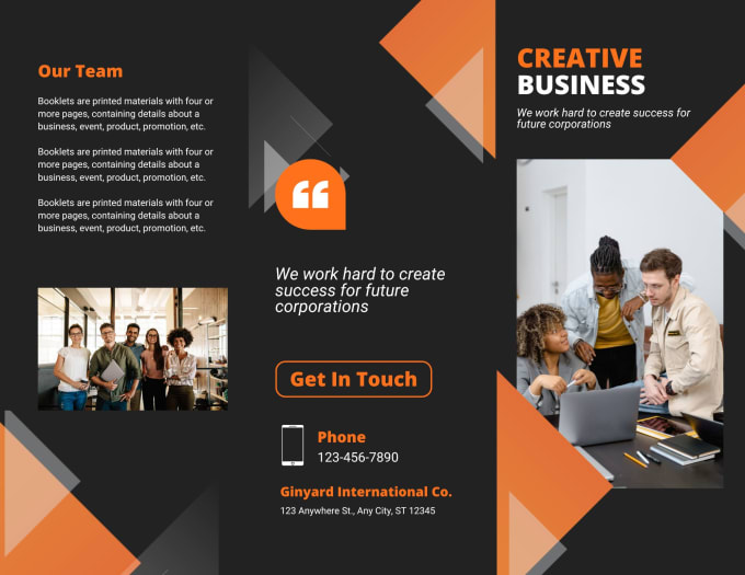 Gig Preview - Create stunning brochure designs using canva