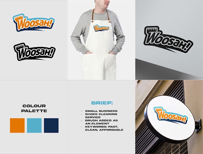 Gig Preview - Help creating minimalist modern logo design for your business and shop