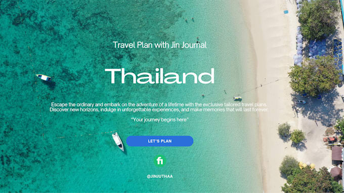 Gig Preview - Customize thailand travel itineraries, discover hidden gems and exclusive places