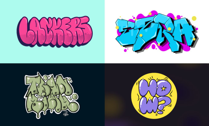 Gig Preview - Design perfect graffiti art for your logo and graffiti illustration