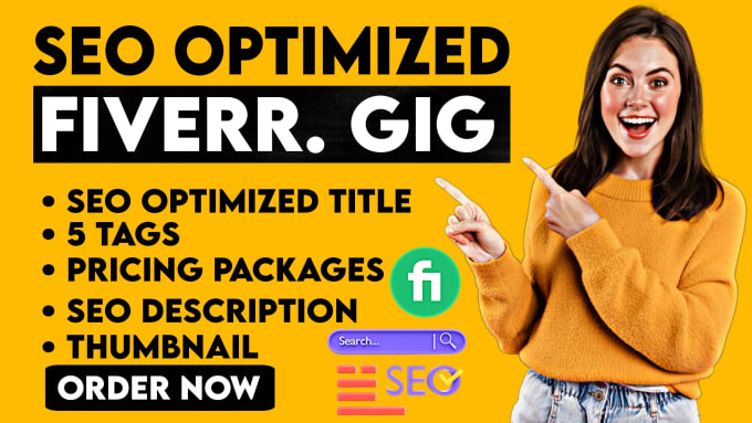 Gig Preview - Write complete gigs with SEO description for fiverr profile that sells more