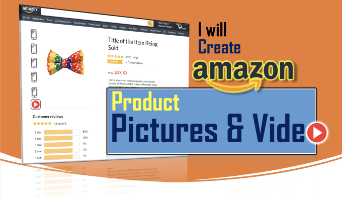 Gig Preview - Create professional product photos, videos for optimized amazon listing