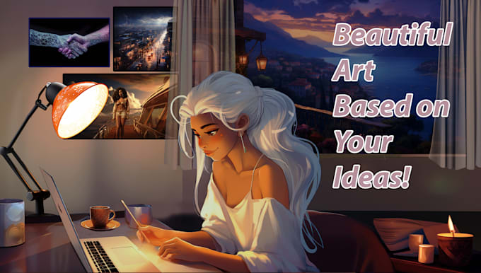 Gig Preview - Use midjourney to create character,illustration, music cover