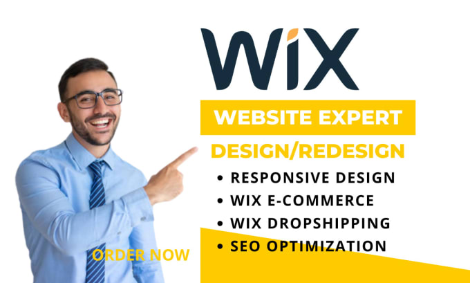 Gig Preview - Create wix website design, redesign wix website