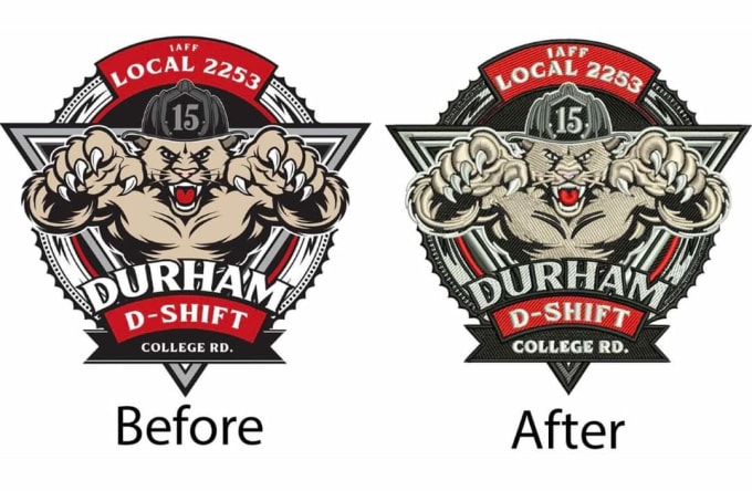 Gig Preview - Do embroidery digitizing into dst, pes, emb designs files asap