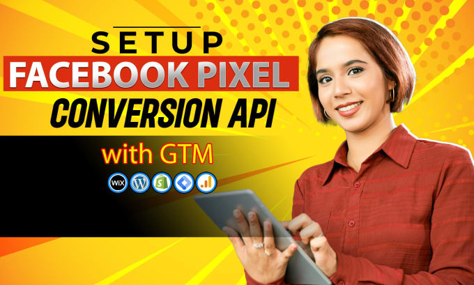 Gig Preview - Setup facebook pixel conversion API, GTM google analytics 4 for tracking