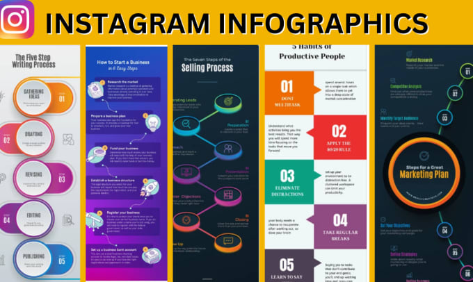 Gig Preview - Design amazing infographics or instagram infographics for you