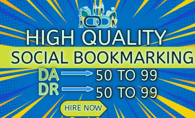 Gig Preview - 300 create high da dr backlinks social bookmarking manually