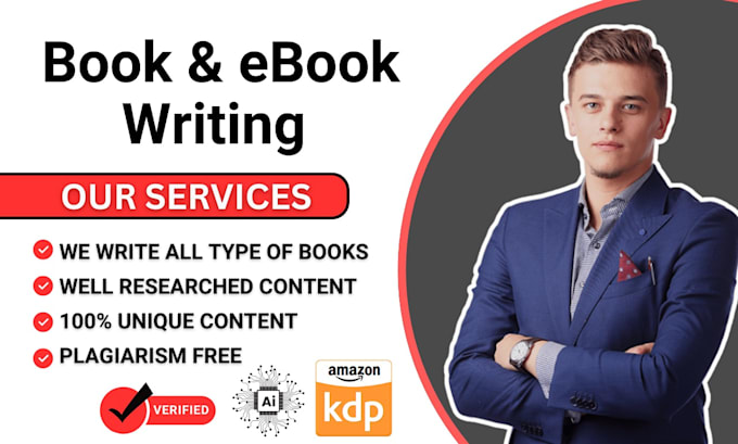 Gig Preview - Ghostwrite an ebook and novels for you using ai chatgpt