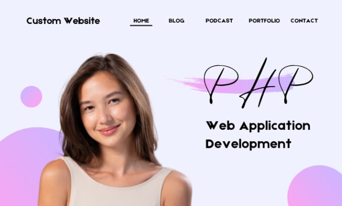 Gig Preview - Do PHP web application development as PHP developer