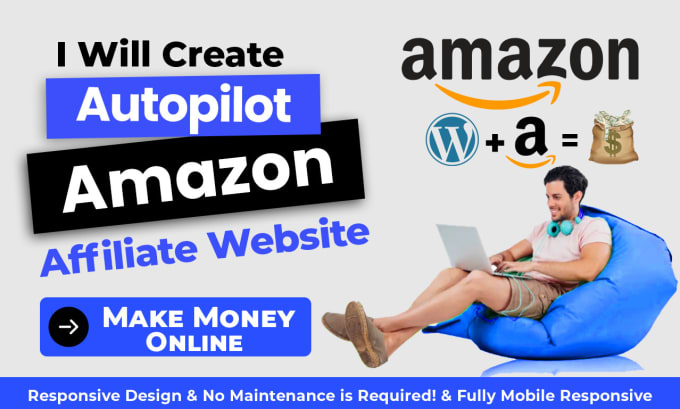 Gig Preview - Create autopilot amazon affiliate website for passive income