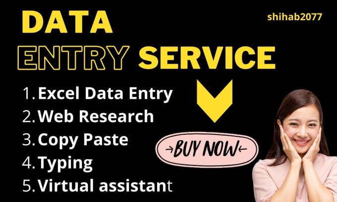 Gig Preview - Do professional data entry and typing services with save you time and hassle