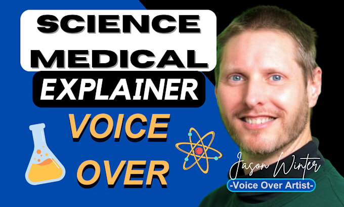 Gig Preview - Record voice over for science or medical explainer video