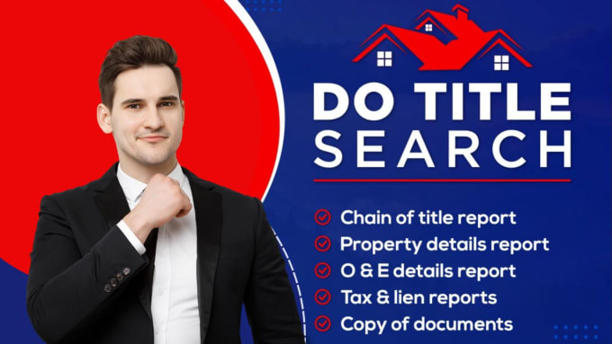 Gig Preview - Provide USA real estate property title search