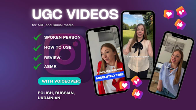 Gig Preview - Create captivating ugc video for your product