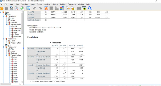 Gig Preview - Do reliability, correlation and regression analysis