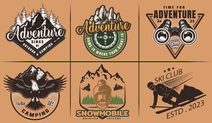 Gig Preview - Design your rustic outdoor badge logo