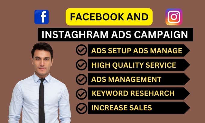 Gig Preview - Run profitable facebook ads campaign and instagram ads campaign