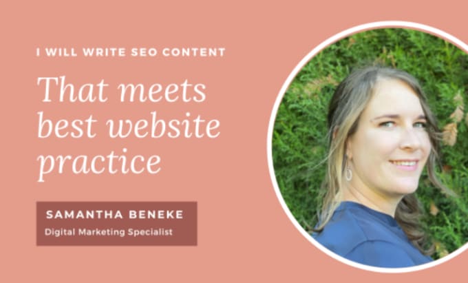 Gig Preview - Write SEO content that meets best website practice