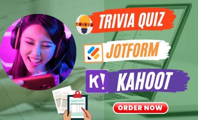 Gig Preview - Create trivia quizzes questions, online course content, kahoot, jotform