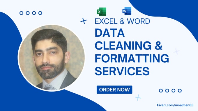 Gig Preview - Provide data cleaning and formatting services for your word and excel documents