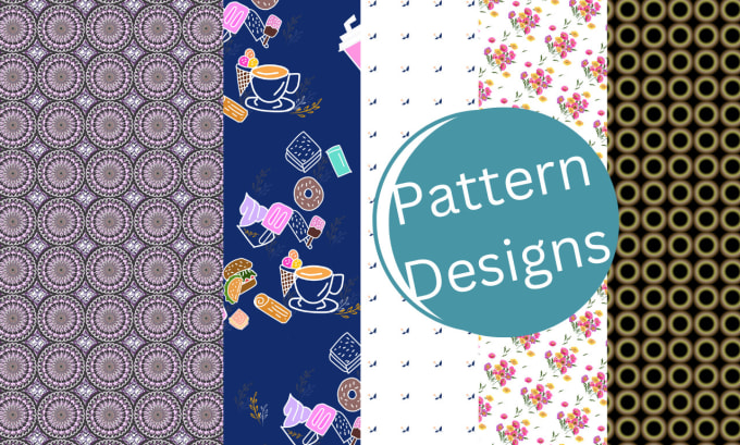 Gig Preview - Design seamless pattern for print, fabric design in any theme