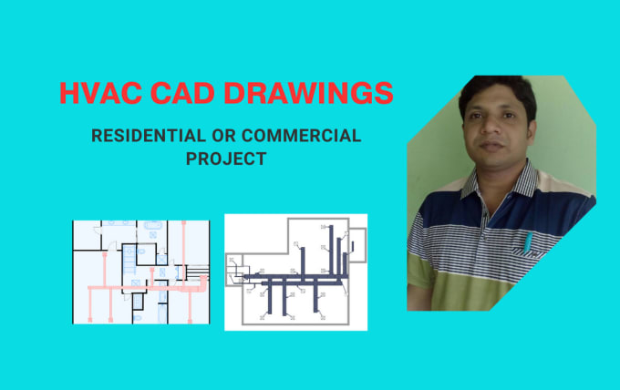 Gig Preview - Draw a professional residential and commercial hvac plans