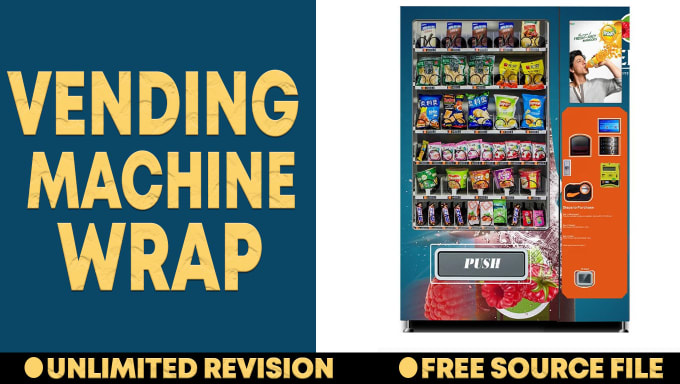 Gig Preview - Create VIP vending machine design, 3d vending machine design, and atm wrap