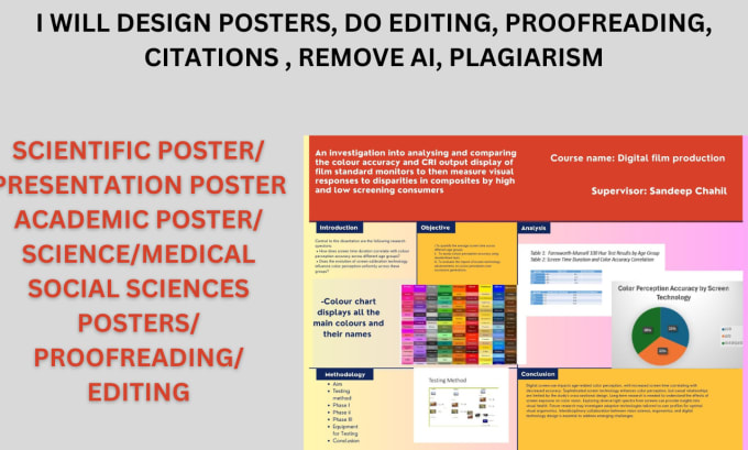 Gig Preview - Design poster,research poster, law poster, PPT,  legal writing, real estate blog