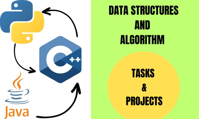 Gig Preview - Do your data structure and algorithm in cpp python programming  java programming