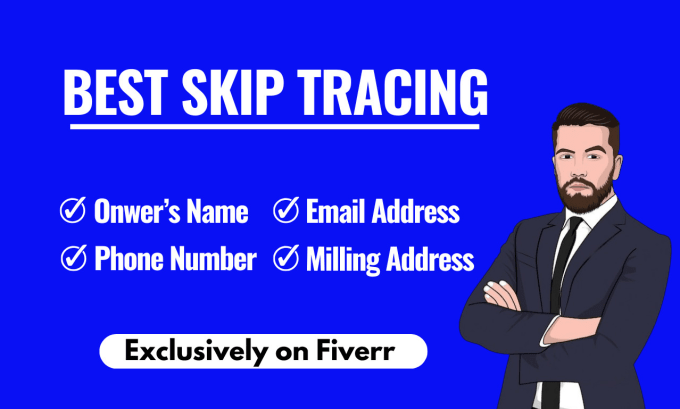 Gig Preview - Be your accurate skip tracer for skip tracing and real estate bulk skip tracing