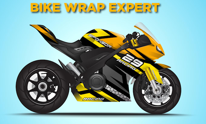 Gig Preview - Custom bike wrap, motorcycle wrap, mx motorcycle any vehicle