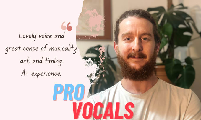 Gig Preview - Sing male country or jazz vocals on your track