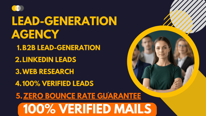 Gig Preview - Generate qualified business leads, company leads, and linkedin list