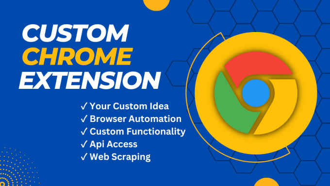 Gig Preview - Create custom chrome extension with javascript, browser extension expert