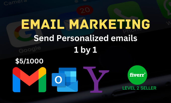 Gig Preview - Do email marketing personlaized emails b2b cold outreach