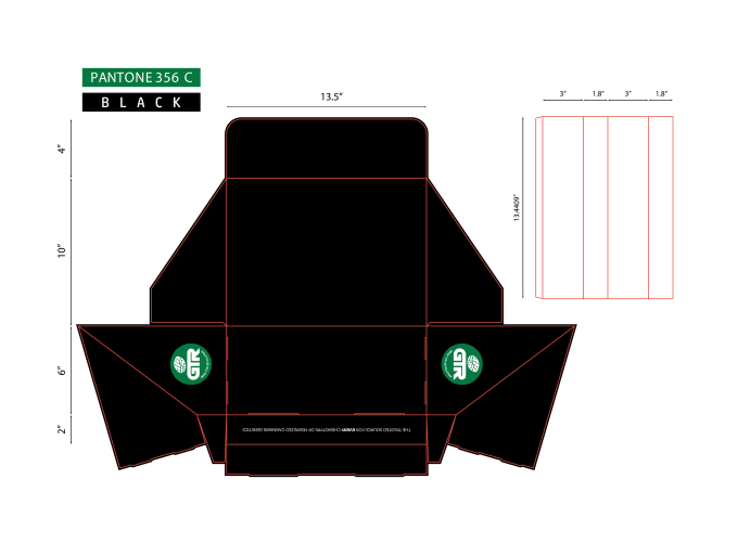 Gig Preview - Do product packaging die cut and dieline template design