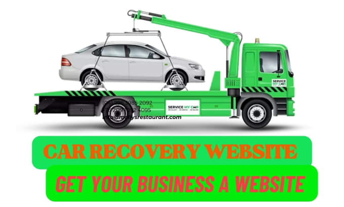 Gig Preview - Make auto car towing or truck towing auto recovery website