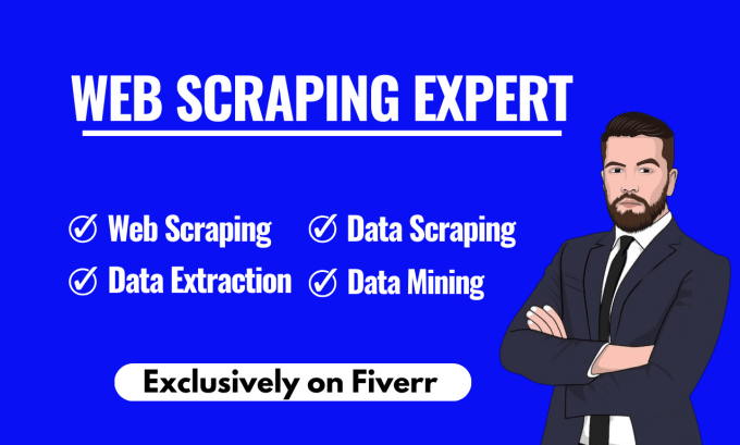 Gig Preview - Do web scraping, data mining and data extraction from any website