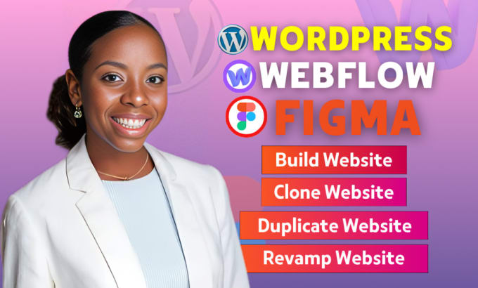 Gig Preview - Clone, copy, duplicate website to webflow website wordpress webflow duplicate