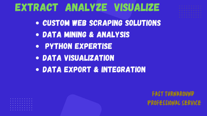 Gig Preview - Do we scrapping and data mining in python