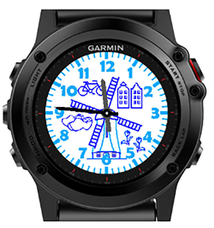 Gig Preview - Develop a custom watch face for garmin watch