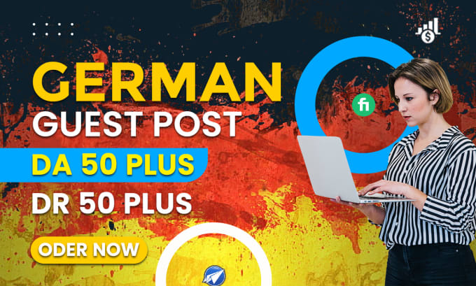 Gig Preview - Do publish 7 german guest post dofollow backlinks blog