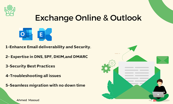 Gig Preview - Expertly fix microsoft 365 outlook emails and help with exchange online requests