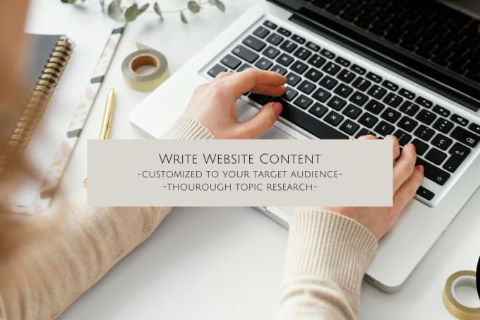 Gig Preview - Write engaging website content as your copywriter